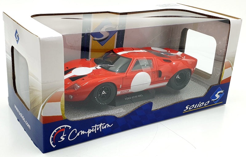Solido 1/18 Scale Diecast S1803005 - Ford GT40 MK1 Le Mans 1966 #14