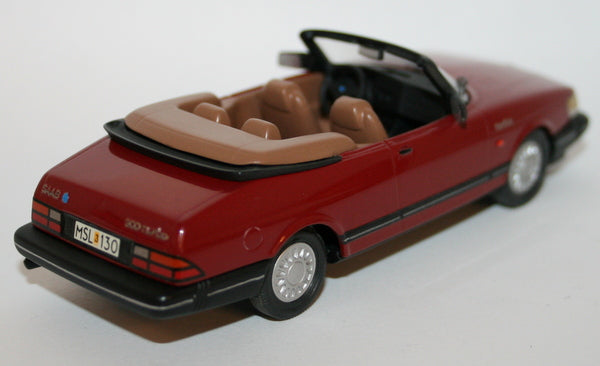 Somerville Models 1/43 Scale White Metal - 130 - Saab 900 Cabriolet - Red