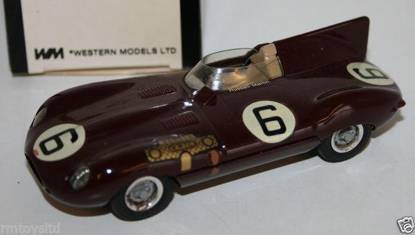 WESTERN MODELS 1/43 WRK28 - 1953 JAGUAR D TYPE - WMTC CLUB 1989 RUSSELL MARTIN