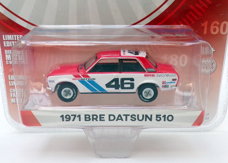 Greenlight Tokyo Torque 1/64 Scale 29900-C - 1971 Bre Datsun 510 - #46 Red/White