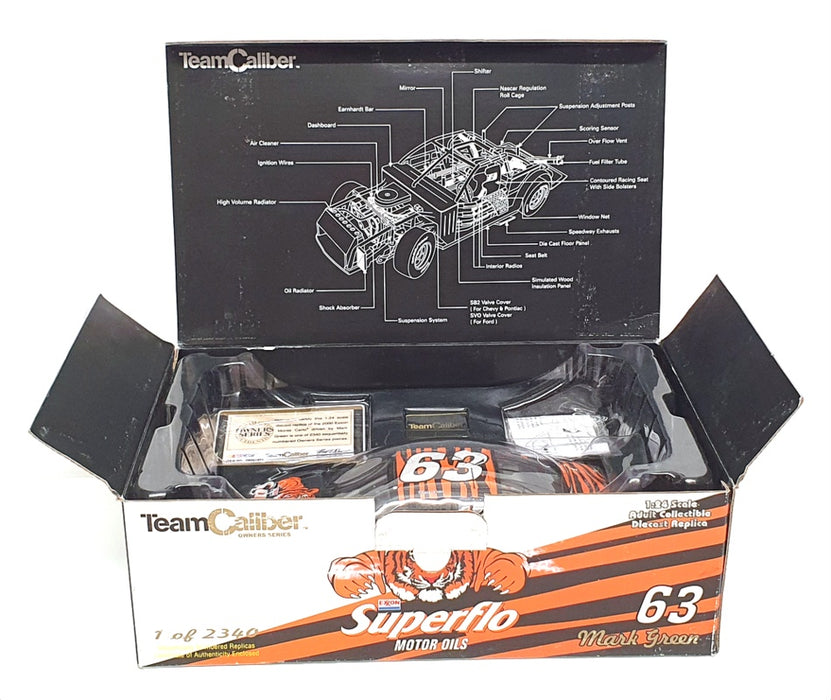 Team Caliber 1/24 Scale 0632155XX - #63 Chevrolet 2000 Exxon Monte Carlo
