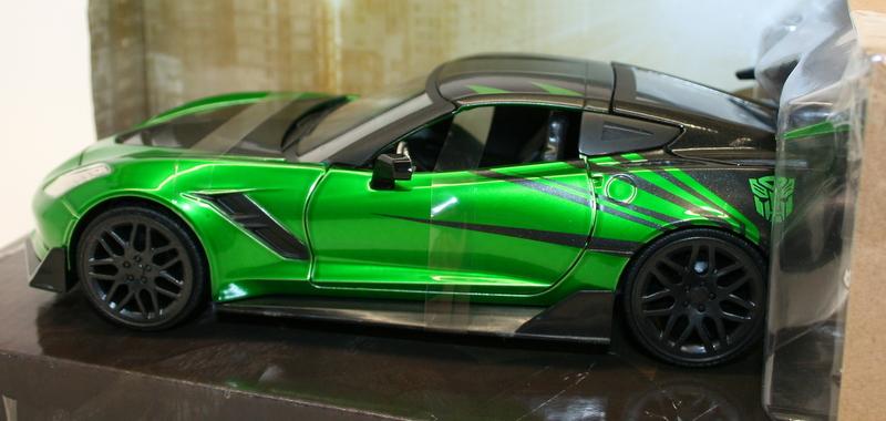 Jada 1/24 Scale 98499 Transformers Metal Car Chevy Corvette Stingray Crosshairs