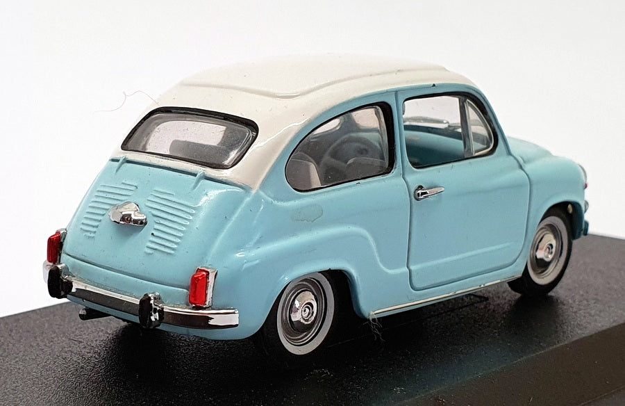 Detail Cars 1/43 Scale Model Car ART315 - 1965 Fiat 600D  - Lgt Blue/White