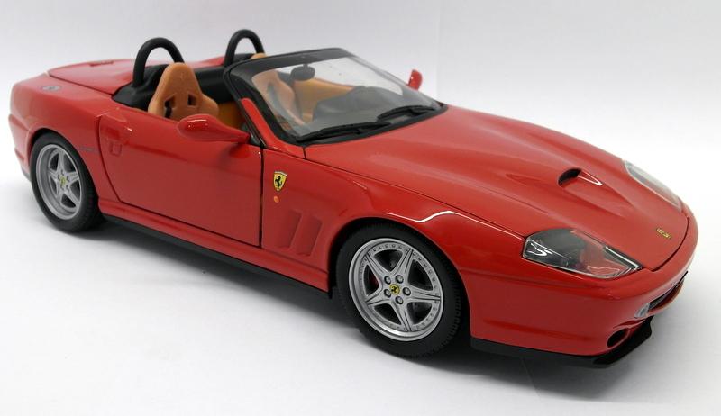 Hot Wheels 1/18 Scale diecast - 25OCT2017P Ferrari 550 Barchetta Red Model Car