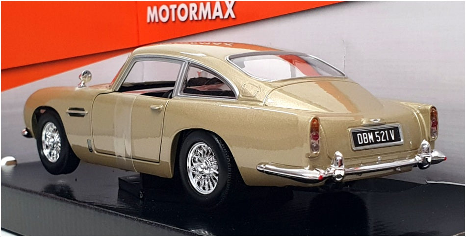 Motormax 1/24 Scale Diecast 79375GD - Aston Martin DB5 - Gold