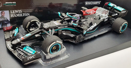 Minichamps 1/18 Scale 110 210144 - Mercedes-AMG F1 Hamilton 44 Bahrain 2021