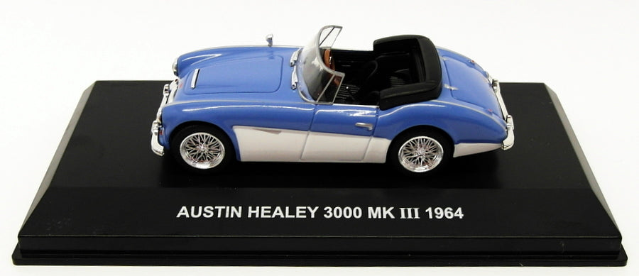 Edison Giocattoli 1/43 Scale 870121 - 1964 Austin Healey 3000 MkIII Blue/White