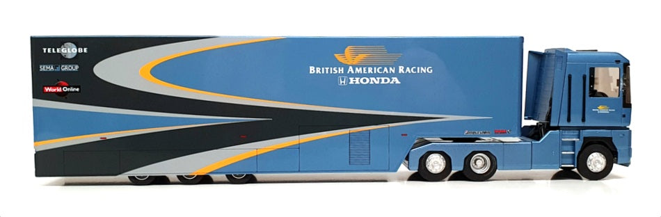 Eligor 1/43 Scale 11245 - Renault F1 Transporter Truck Honda - Blue