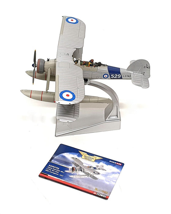 Corgi 1/72 Scale AA36310A Fairey Swordfish Mk1 L2742 801 NAS HMS Courageous 1937