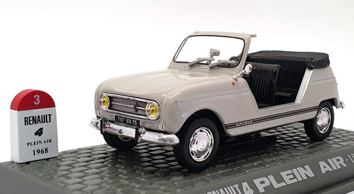 Altaya 1/43 Scale Diecast 27921F - 1968 Renault 4 Plein Air - Grey