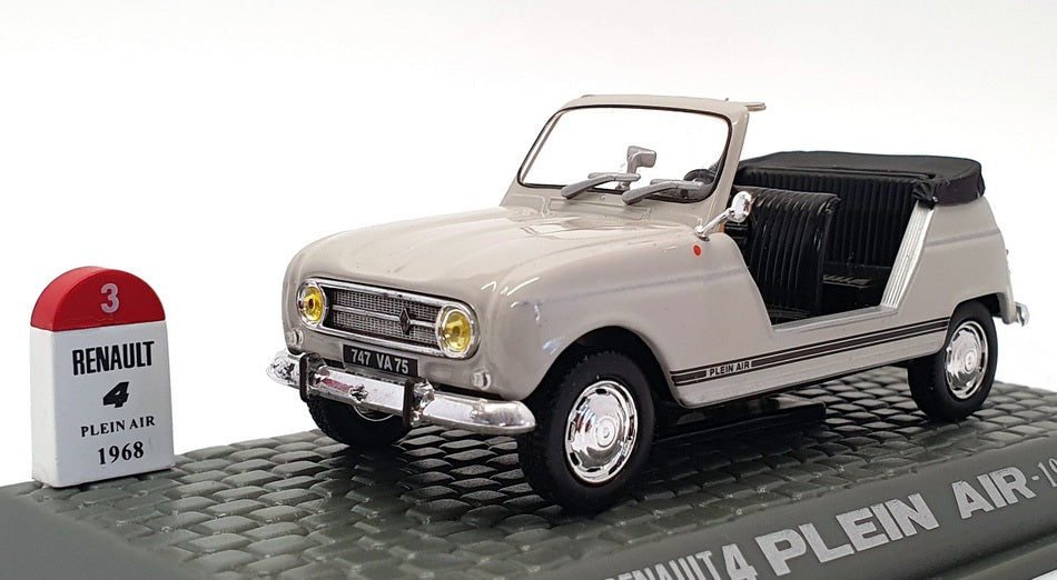 Altaya 1/43 Scale Diecast 27921F - 1968 Renault 4 Plein Air - Grey