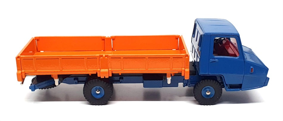 Atlas Dinky Toys Appx 18cm Long 569 Berliet Stradair Tipper Truck - Blue/Orange