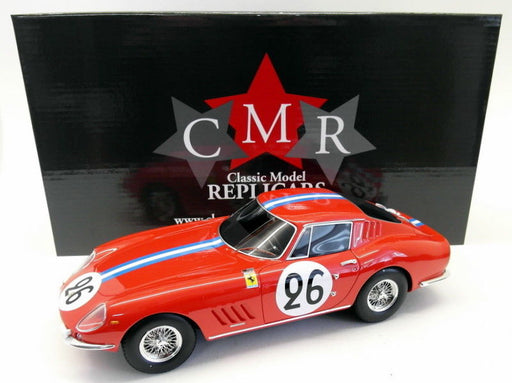 CMR 1/18 Scale Resin - 037 Ferrari 275 GTB #26 Le Mans 1966 Biscaldi Parme
