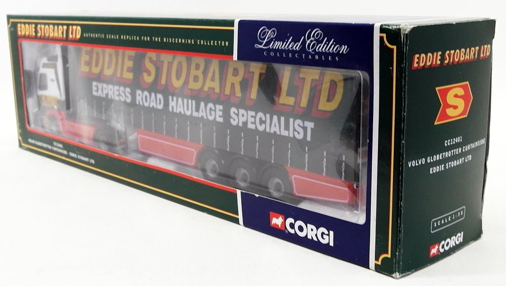 Corgi 1/50 Scale CC12401 - Volvo Globetrotter Curtainside - Stobart