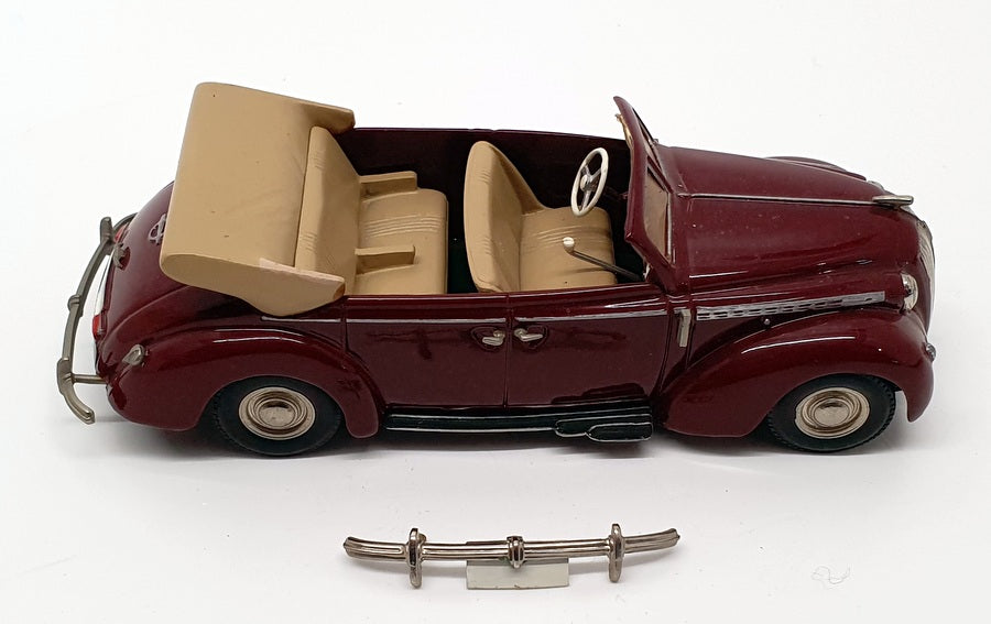 Western Models Plumbies 1/43 Scale 39 - Opel Admiral Cabrio - Maroon