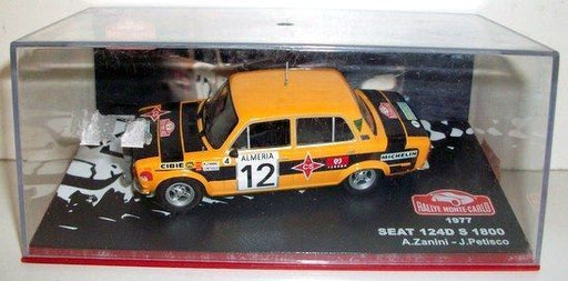 ALTAYA 1/43 - 45 SEAT 124D S 1800 - MONTE CARLO RALLY 1977 - ZANINI