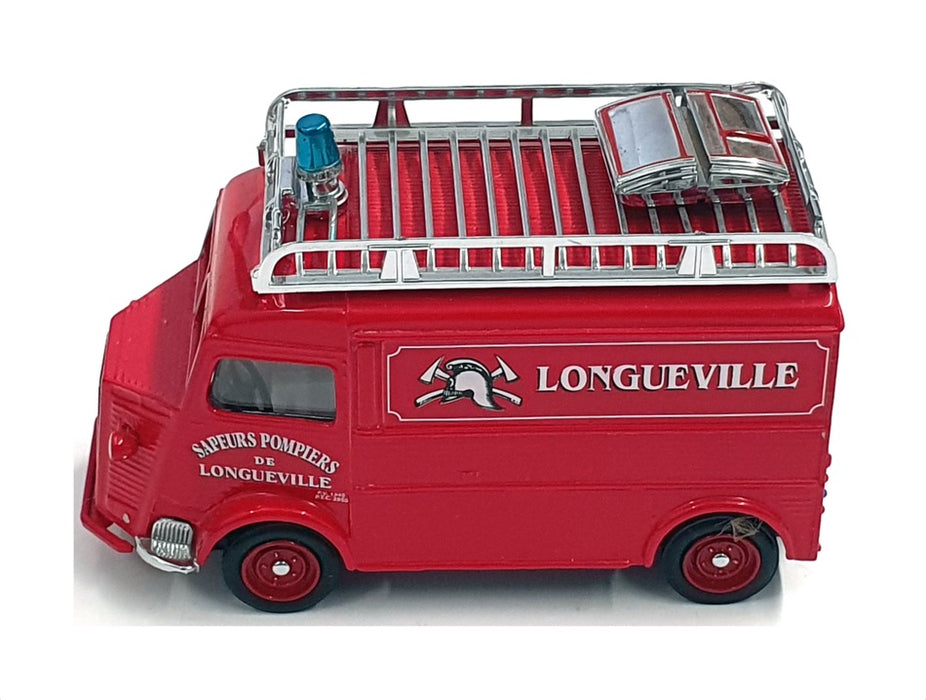 Matchbox 1/43 Scale YFE13 - 1947 Citroen Type H Van Pompiers - Red