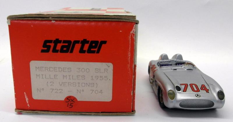 Starter Models Kit 1/43 Scale Resin - sx15 Mercedes 300SLR Mille Miglia #704