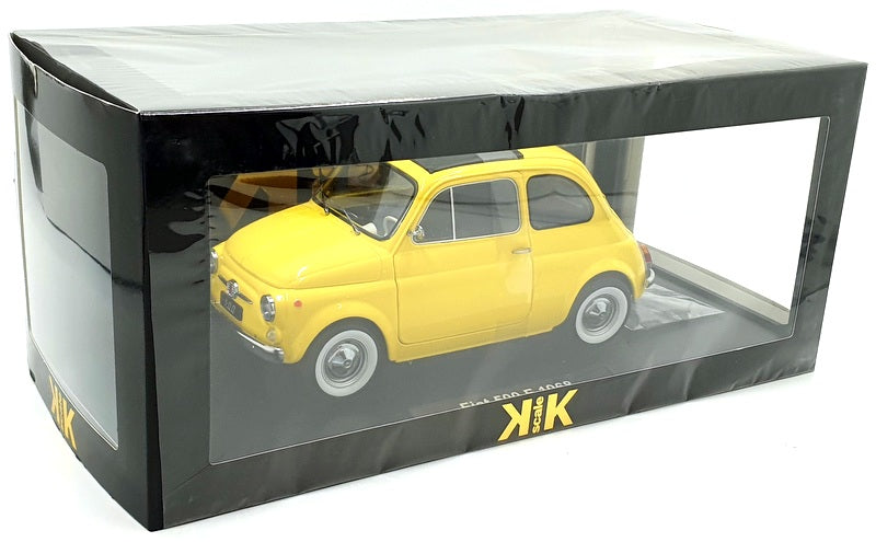 KK Scale 1/12 Scale Diecast KKDC120034 - Fiat 500 F 1968 - Yellow