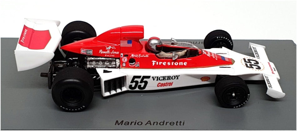 Spark 1/43 Scale S1890 - F1 Parnelli VPJ4 Canadian GP 1974 #55 M. Andretti