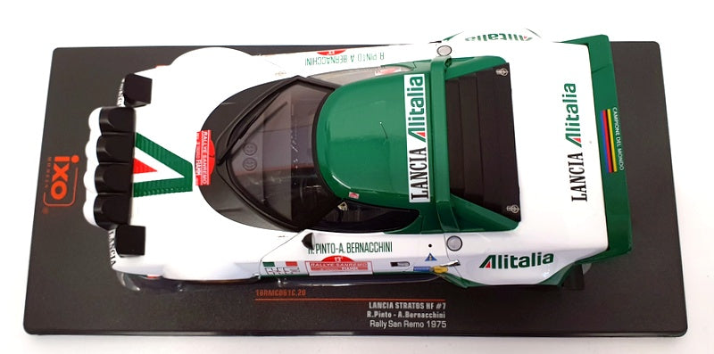 IXO Models 1/18 Scale 18RMC061C - Lancia Stratos HF #7 Pinto/Bernacchini