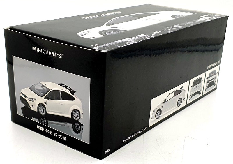 Minichamps 1/18 Scale Diecast 100 080002 - Ford Focus RS 2010 - White