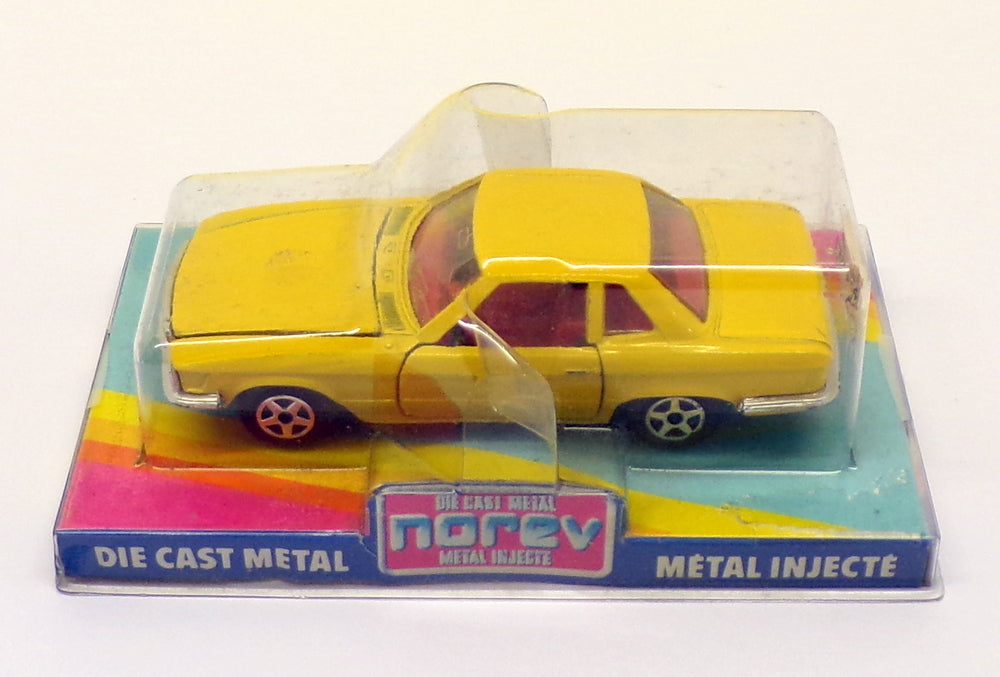 Norev Jet Car 1/43 Scale Model Car 821 - Mercedes Benz 350 - Yellow