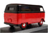 Vitesse 1/43 Scale 55SM075 - Volkswagen Van Bulli Die Welt - Red/Black
