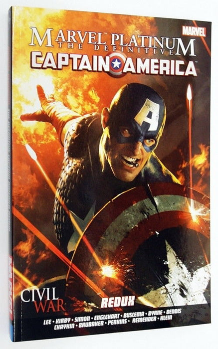 Marvel The Definitive Captain America 37264 - Full Colour Comic Book