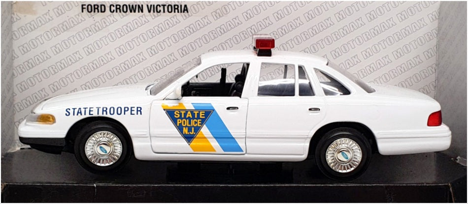 Motormax 1/24 Scale 76400 - Ford Crown Victoria - State Police N.J.