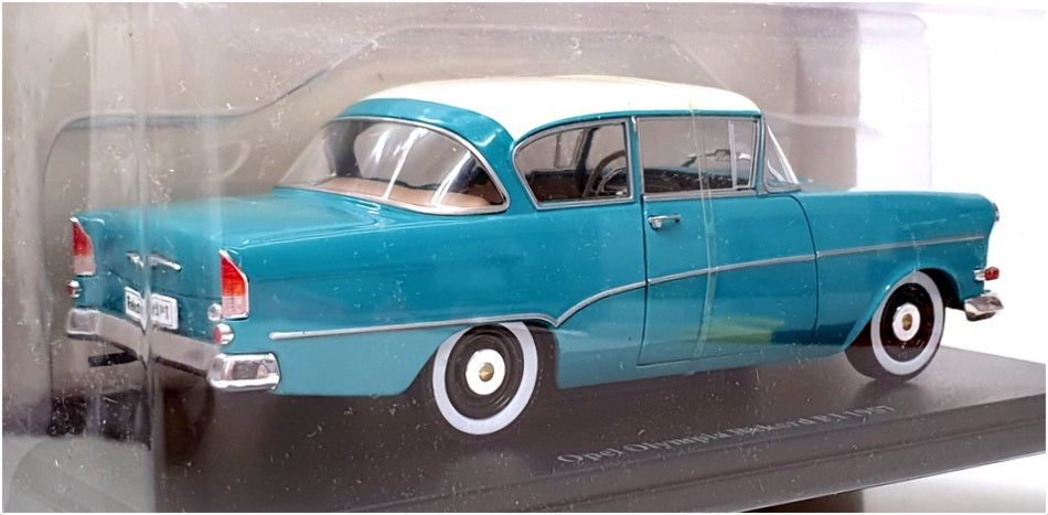 Hachette 1/24 Scale Diecast G1648002 - 1957 Opel Olympia Rekord PI - Blue/White