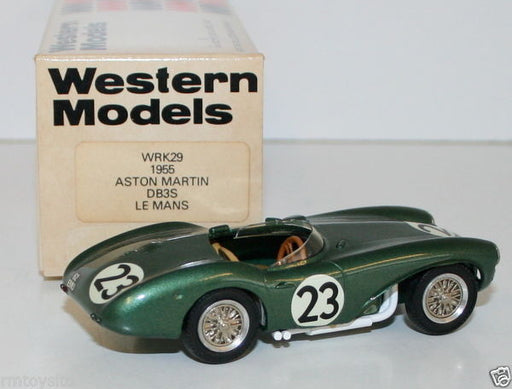 WESTERN MODELS 1/43 WRK29 - 1955 ASTON MARTIN DB3S LE MANS #23