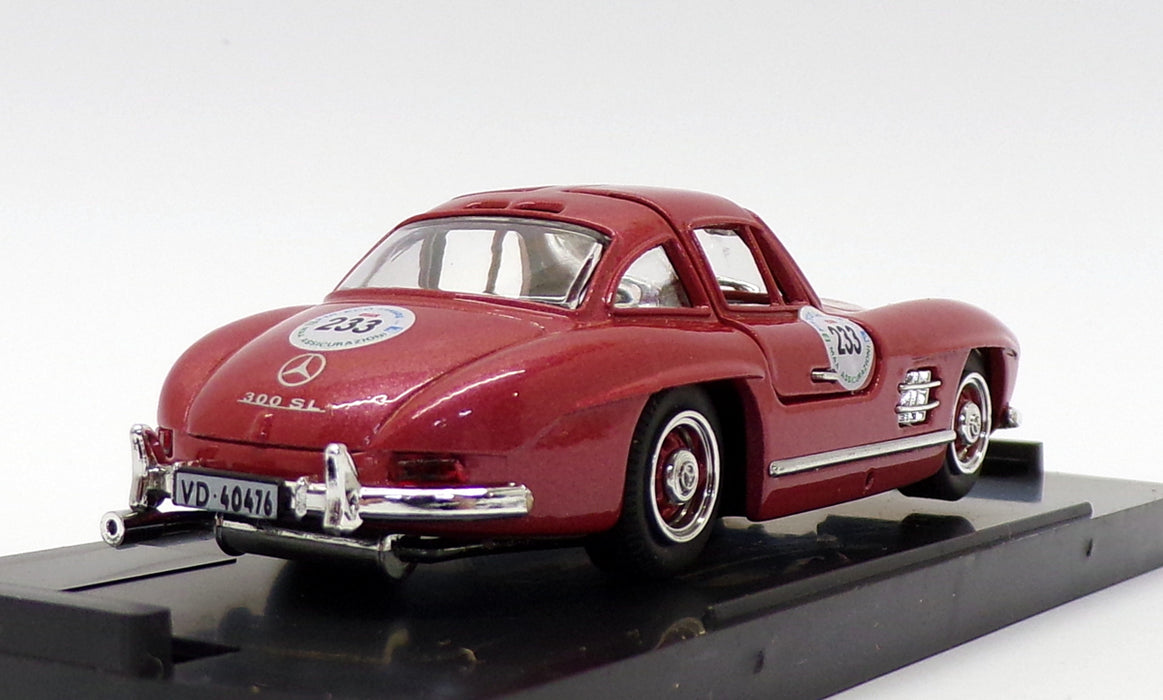 Bang 1/43 Scale 1011 - Mercedes Benz 300SL Gullwing - #233 Mille Miglia