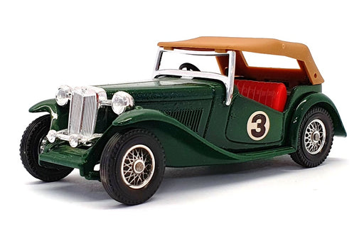 Matchbox Models Of Yesteryear Y-8 - 1945 MG TC Race Car - Green/Tan