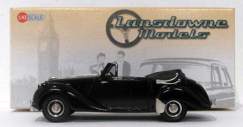 Lansdowne Models 1/43 Scale LDM58B - 1949 Lagonda 2.6 Litre DHC - Black