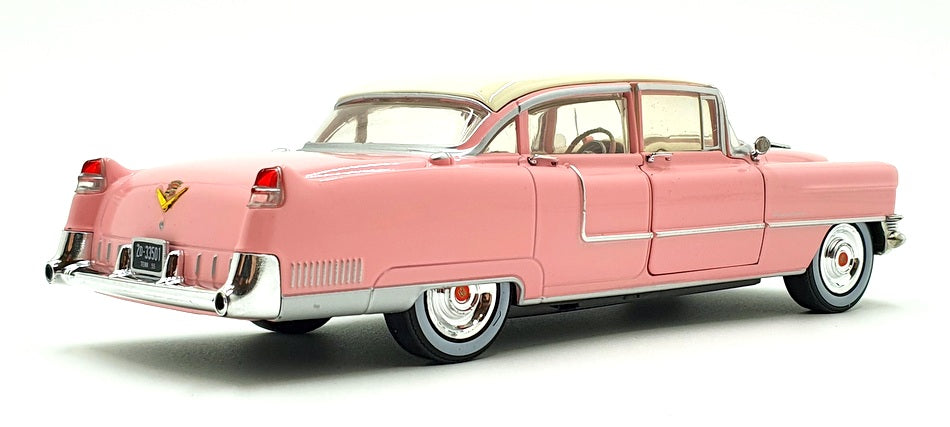 Greenlight 1/24 Scale Diecast 84098 - 1955 Cadillac Fleetwood - Pink