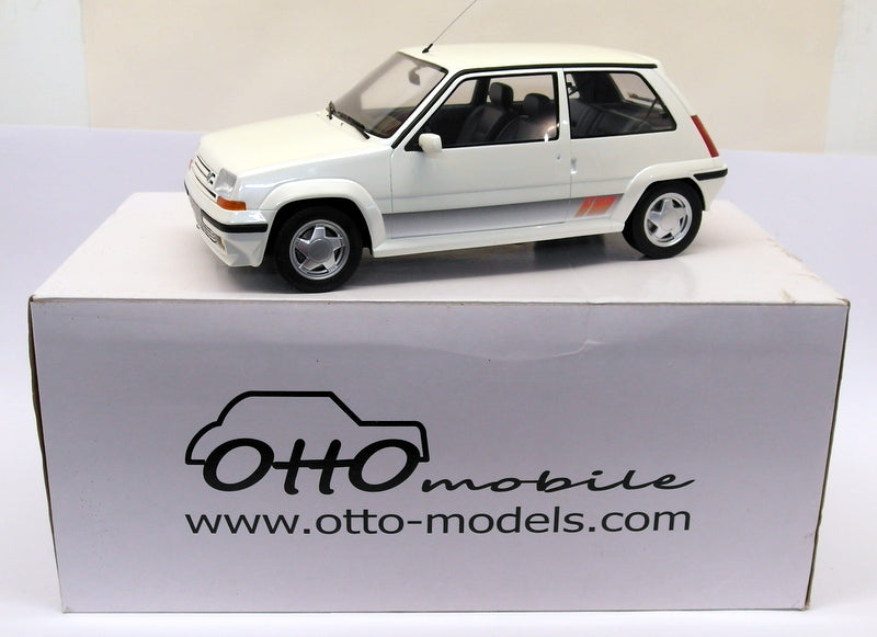 Otto 1/12 Scale Resin - G015 Renault 5 GT Turbo Phase 2 Pearl White