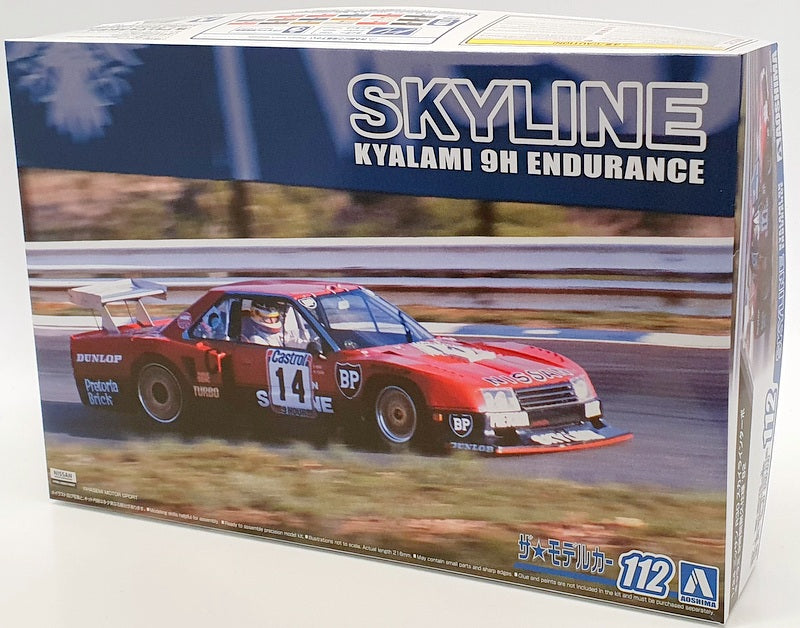 Aoshima 1/24 Scale Model Car Kit 57483 - Nissan Skyline Kyalami 9H Endurance