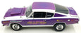 Acme 1/18 Scale A1806125 - 1968 Plymouth Barracuda Billy The Kid - Purple