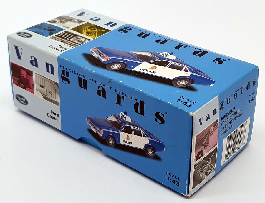 Vanguards 1/43 Scale VA05507 - Ford Consul Glasgow Divisional Response Car