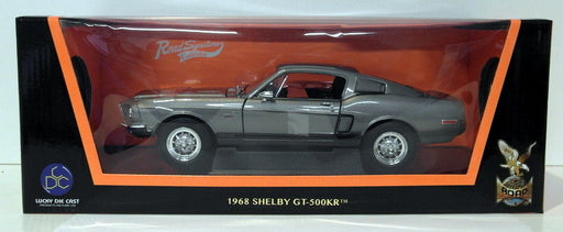 Lucky Diecast 1/18 Scale - 92168 1968 Shelby GT-500KR Dark Grey Metallic