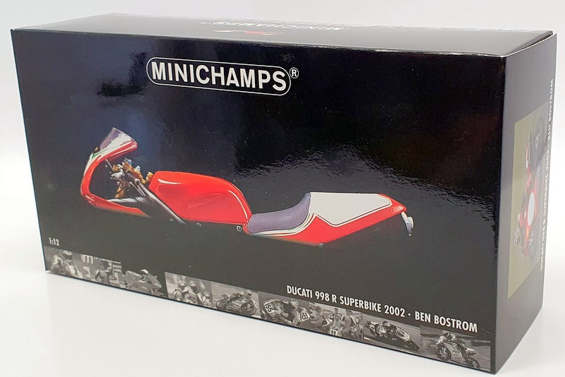 Minichamps 1/12 Scale 122 011255 - Ducati 998 R Superbike 2001 B.Bostrom