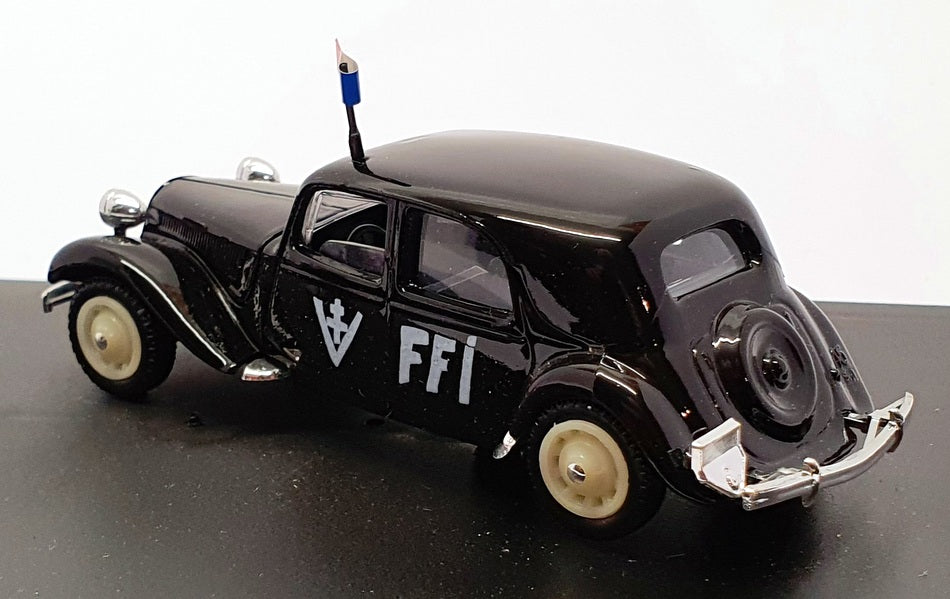 Solido 1/43 Scale Model Car 44/94 - Citroen Traction FFI - Black