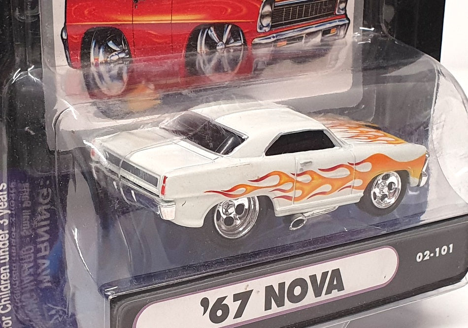 Muscle Machines 1/64 Scale 71161 02-101 - 1967 Chevrolet Nova - White