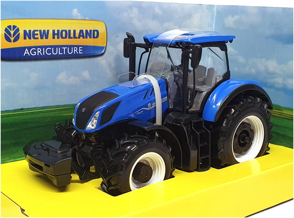 Burago 1/32 Scale 18-44066 - New Holland T7 HD Farm Tractor - Blue