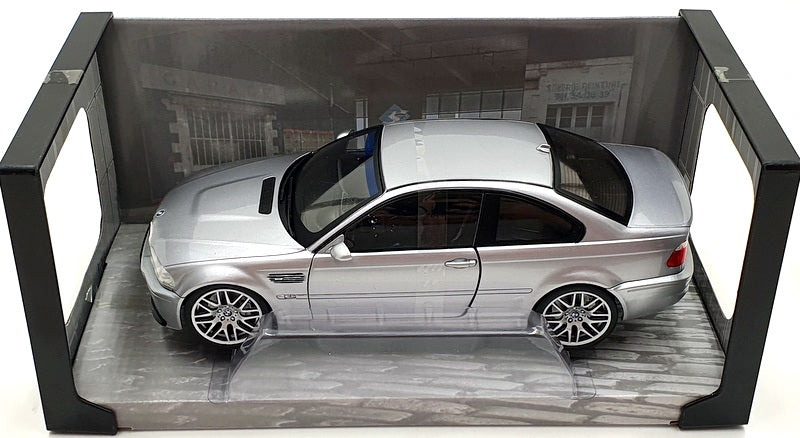 Solido 1/18 Scale Diecast S1806503 - BMW E46 CSL 2003 - Silver/Grey