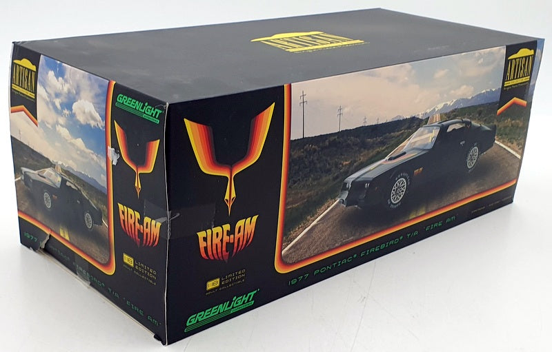 1977 Pontiac Firebird Trans Am T/A Fire Am By Very Special Equipment Vse Black With Hood Bird 1 18 Diecast Model Car By Greenlight 1977 Pontiac Firebird Trans Am T/A Fire Am By Very Special Equipment Vse Black With Hood Bird 1 18 Diecast Model Car By Greenlight