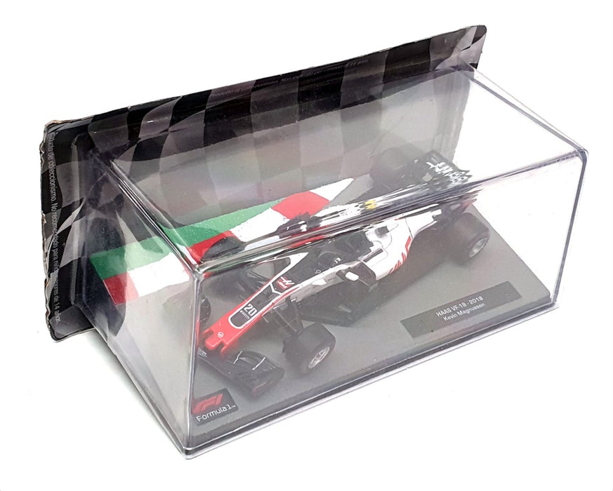 Altaya 1/43 Scale AT301122X - F1 2018 Haas VF-18 K. Magnusson - Black/White/Red