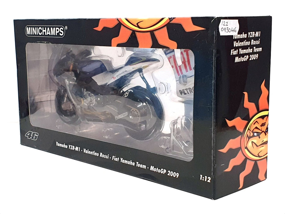 Minichamps 1/12 Scale 122 093046 - Yamaha YZR-M1 V.Rossi MotoGP 2009
