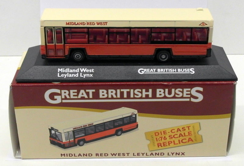 Atlas Editions 1/76 Scale 4 655 130 - Leyland Lynx - Midland Red West